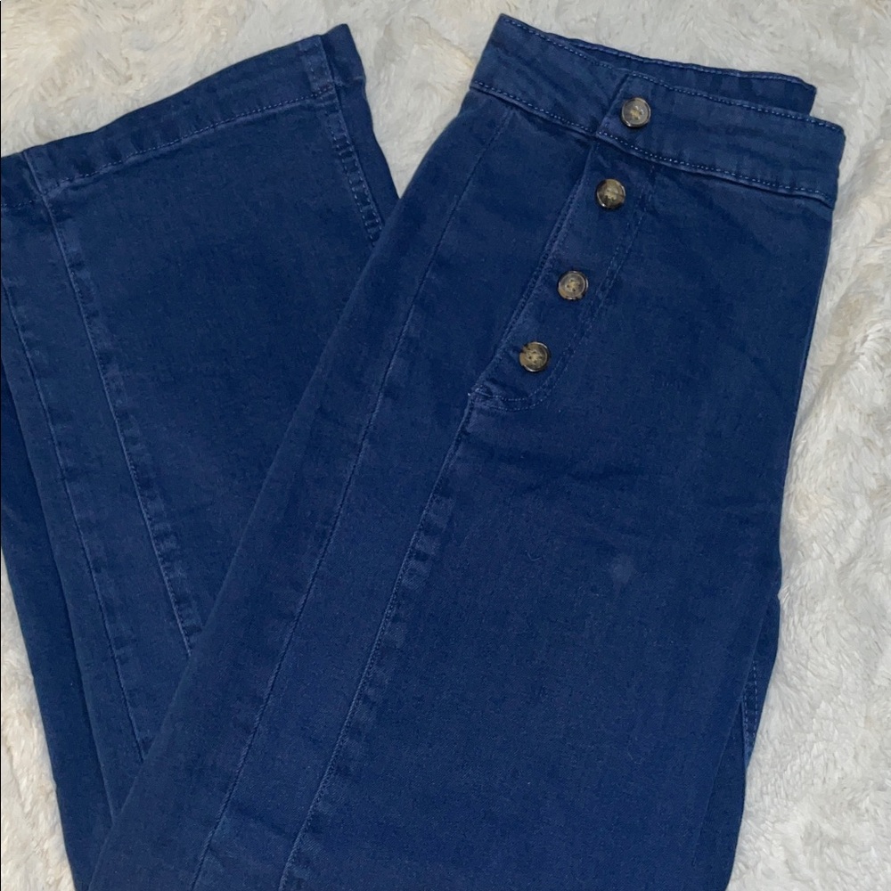 Old Navy Indigo Wide-Leg Pants